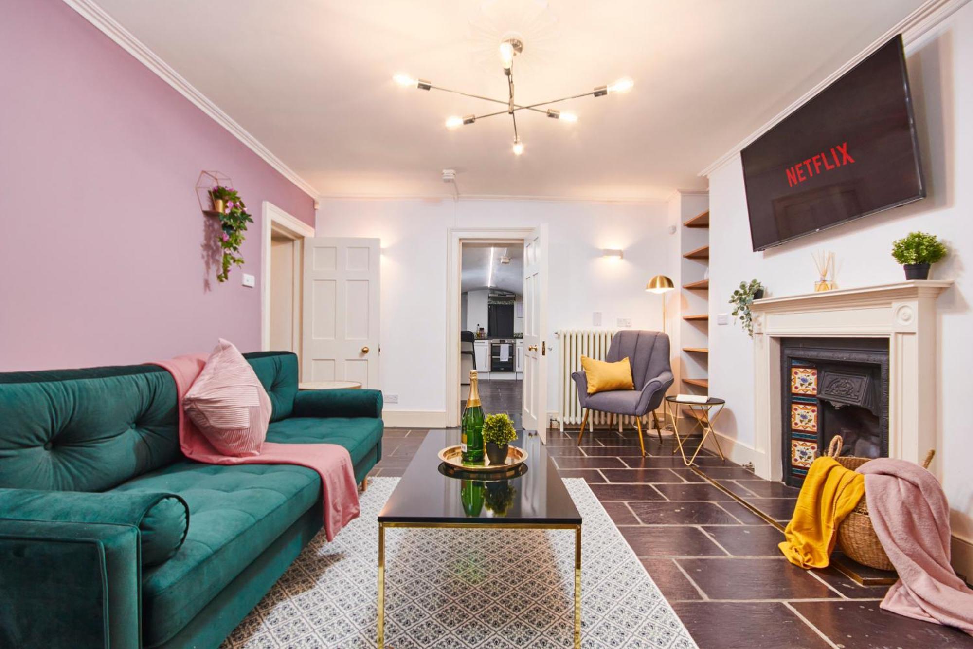Beautiful 2bedroom 4 Actual Beds House With Wifi By Purestay