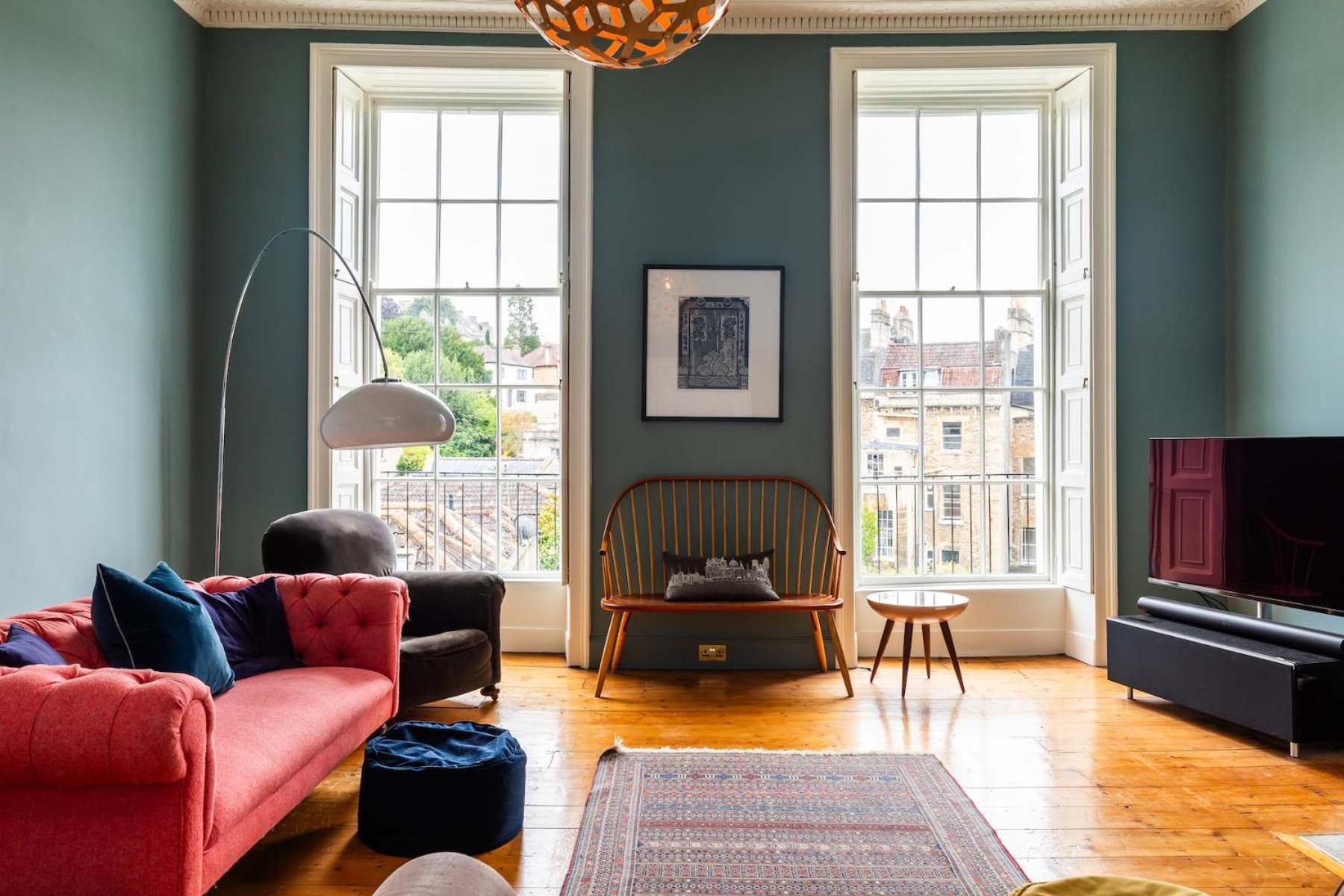 Grand Georgian Townhouse With Garden Bath